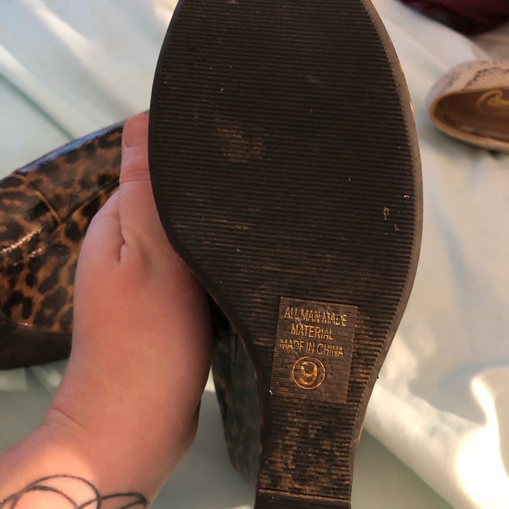 Leopard wedges - Picture 3 of 4